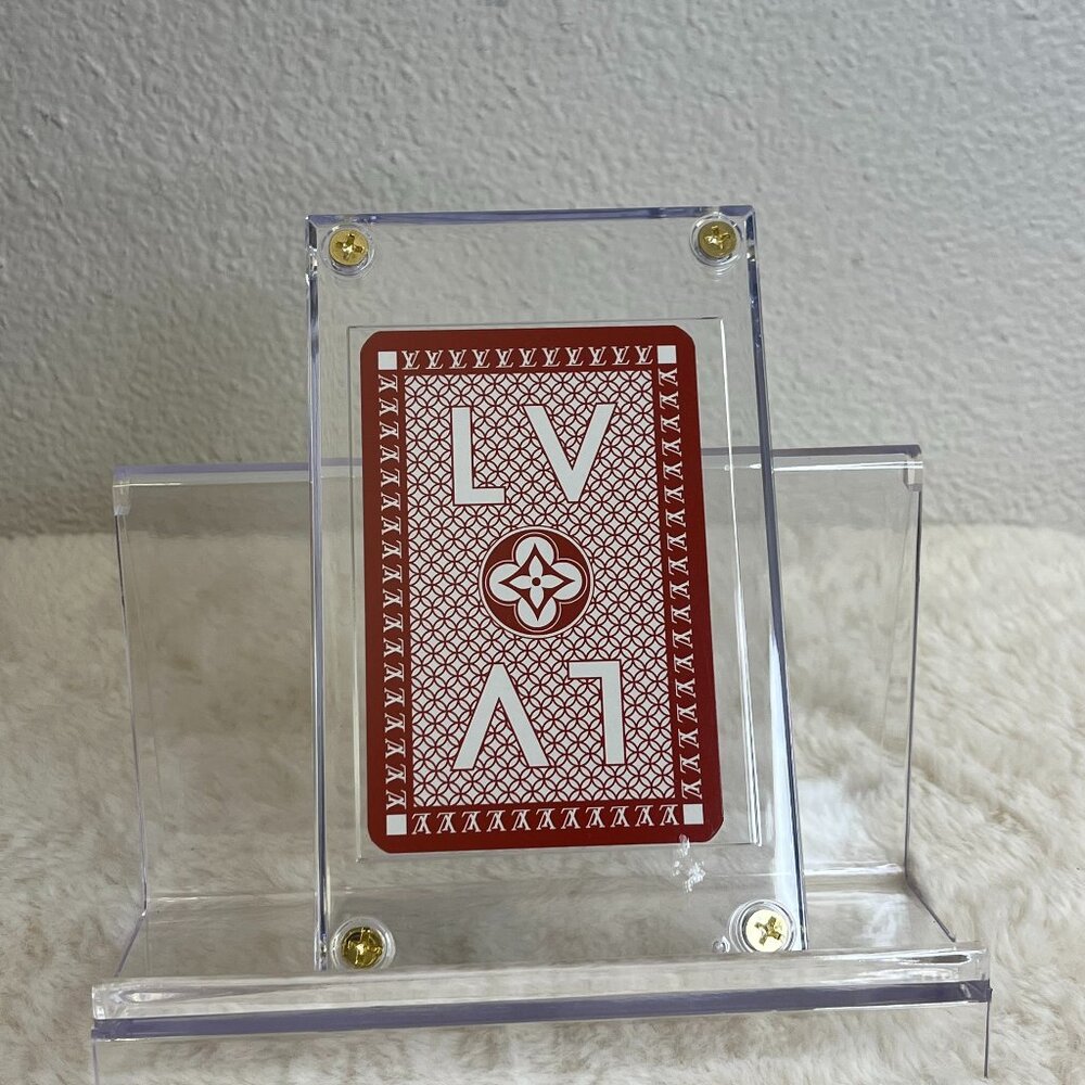 Louis Vuitton LV Playing Card 2 of Spades in case
